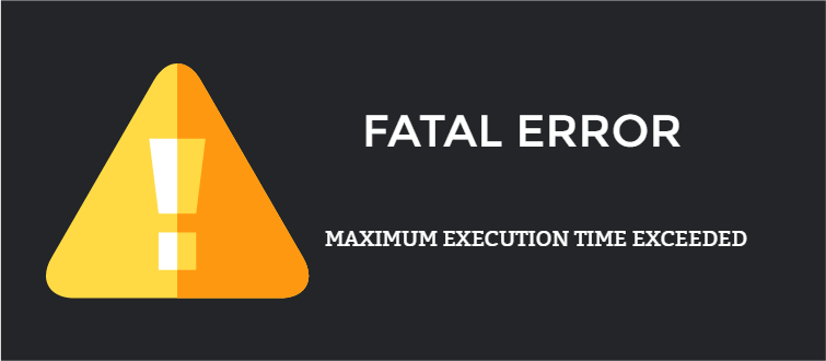 Maximum execution time exceeded in WordPress