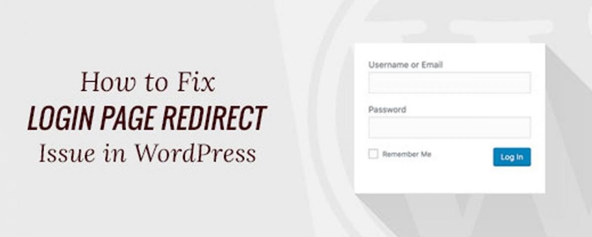 WordPress login page refreshing redirecting issue