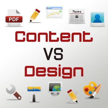 design vs content